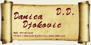 Danica Đoković vizit kartica